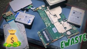 Read more about the article Destroying Hard Drives and Taking Apart An HP Touchscreen Laptop At An Electronic Recycling Business